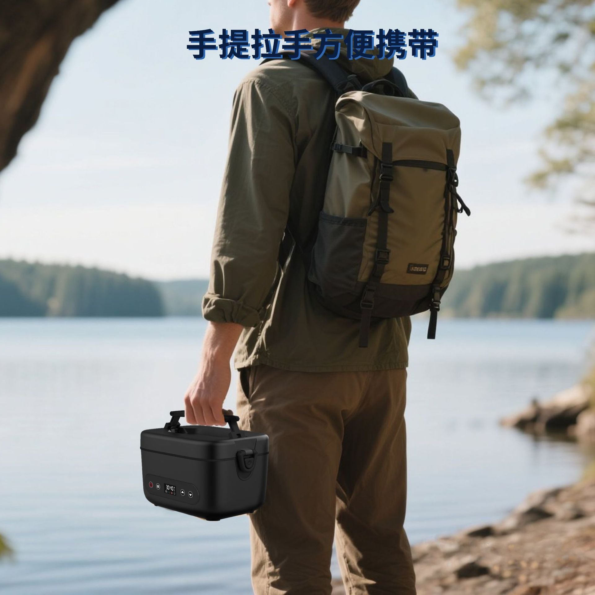HeatBox Pro™ ポータブル電気弁当箱